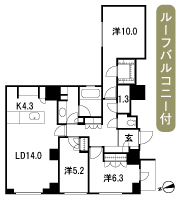 Floor: 3LDK + Storage + WIC, the area occupied: 96.6 sq m, Price: 149 million yen, currently on sale