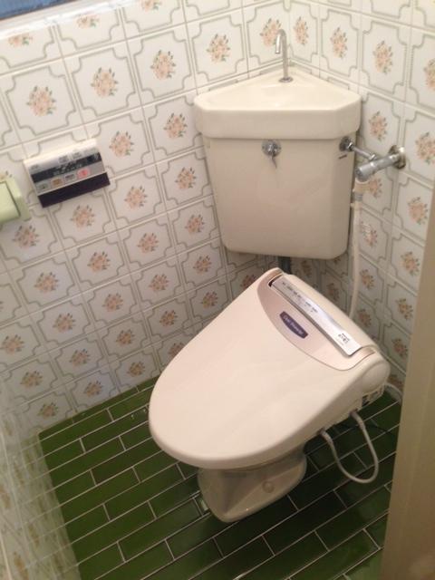 Toilet. Renewal already with Washlet