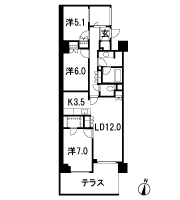 Floor: 3LDK + WiC + SiC, the area occupied: 79.01 sq m, Price: 78,800,000 yen, now on sale