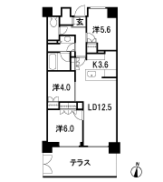 Floor: 3LDK + SiC, the area occupied: 69.58 sq m, Price: 68,800,000 yen, now on sale