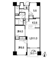 Floor: 2LDK + DEN (N) + SiC, the area occupied: 67.78 sq m, Price: 74,300,000 yen, now on sale