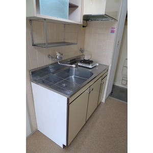 Kitchen.  ※ Gas stove in the photo does not have a function guarantee. 