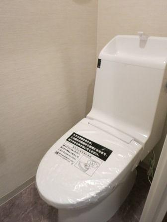Toilet. ~ November 14, the new interior renovation completed ~ Washlet with function