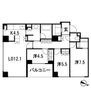 Floor: 3LDK + WIC + SC, occupied area: 86.11 sq m, Price: 131 million yen, currently on sale