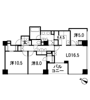 Floor: 3LDK + 2WIC, occupied area: 106.06 sq m, Price: 191 million yen, currently on sale