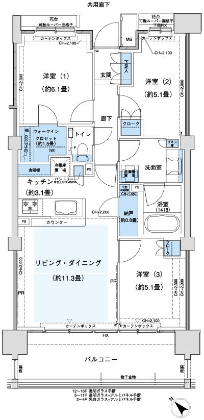 Floor: 3LD ・ K + WIC + N, the occupied area: 70.02 sq m, Price: TBD