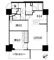 Floor: 2LDK, occupied area: 55.44 sq m, Price: TBD