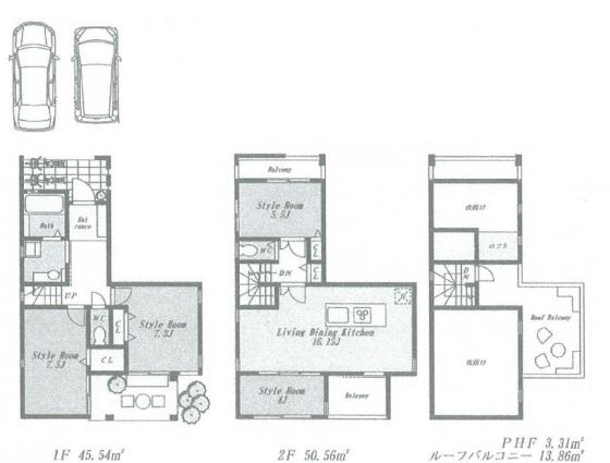 Floor plan. 67,800,000 yen, 4LDK, Land area 108.77 sq m , Building area 99.41 sq m