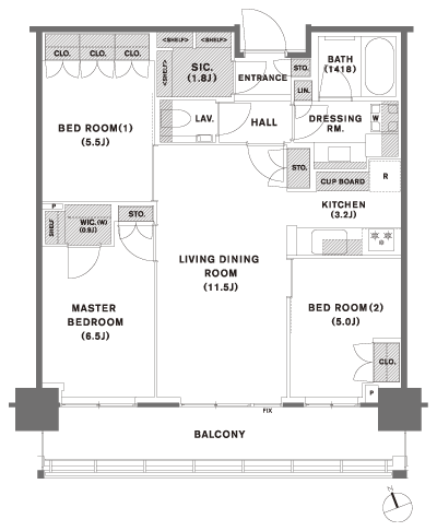 Floor: 3LD ・ K + WIC + SIC, the occupied area: 72.52 sq m, Price: TBD