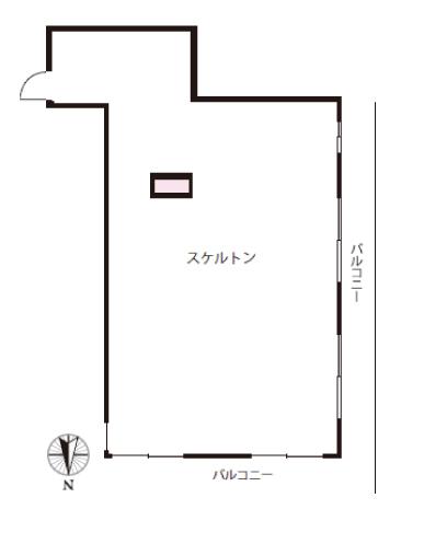 Floor plan. Price 42,800,000 yen, Occupied area 59.53 sq m , Balcony area 18.8 sq m