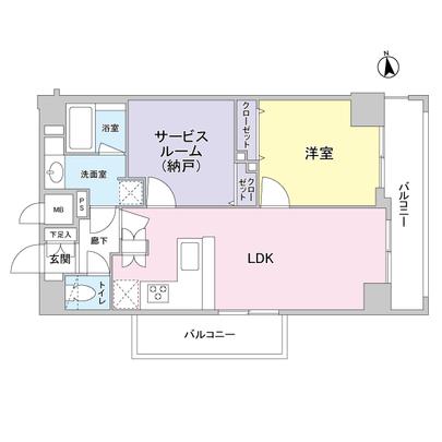 Floor plan. Occupied area 53.03 sq m (about 16.04 square meters)