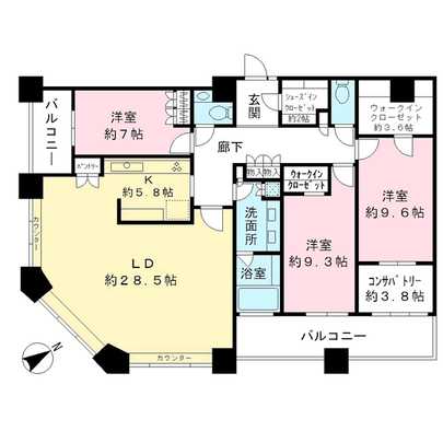 Floor plan. Shibaura, Minato-ku, Tokyo 4-chome