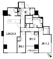 Floor: 3LDK + WiC + SiC + Sto, the occupied area: 123.02 sq m, Price: TBD