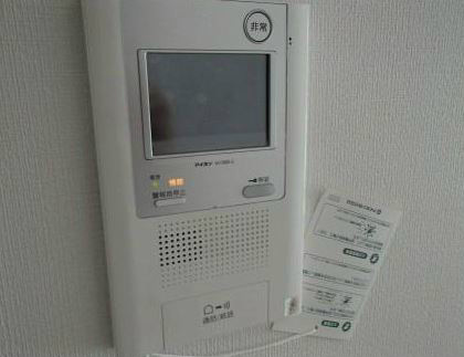 Security. Peace of mind intercom with monitor