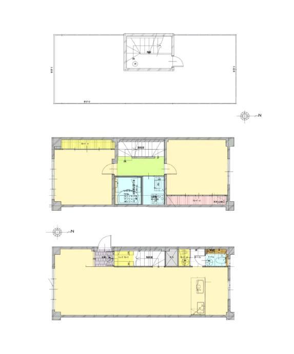 Floor plan. 2LDK, Price 79 million yen, Footprint 105.79 sq m , Balcony area 15.28 sq m 2 floor, The third floor of the maisonette Roof balcony LDK about 23.6 Pledge January 2010 full renovation completed