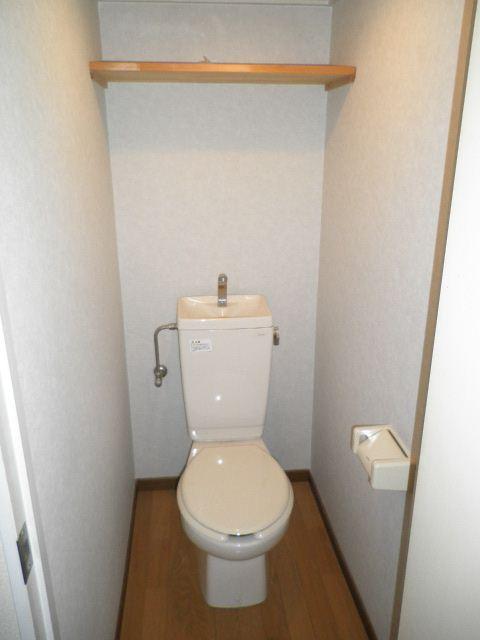 Toilet. Toilet of white keynote