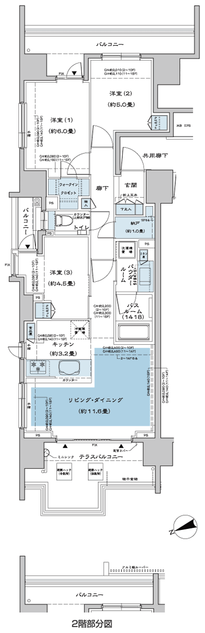 Floor: 3LD ・ K + N (storeroom) + WIC (walk-in closet), the area occupied: 70.1 sq m, Price: TBD
