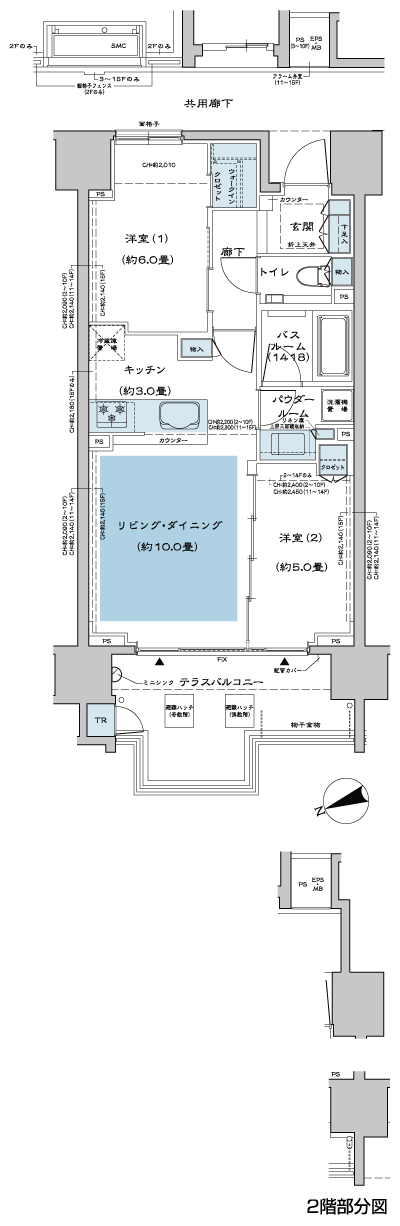 Floor: 2LD ・ K + WIC (walk-in closet), the occupied area: 54.78 sq m, Price: TBD