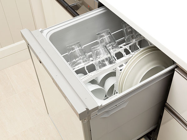 Kitchen.  [Dishwasher] Built-in type of dishwasher that performed automatically from washing to dry. Compact, Amount of storage is also abundant. ( ※ 3LDK only)