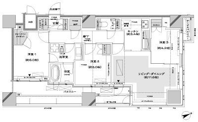 Floor: 3LDK, the area occupied: 73.8 sq m, Price: 75,900,000 yen ・ 77,200,000 yen, now on sale
