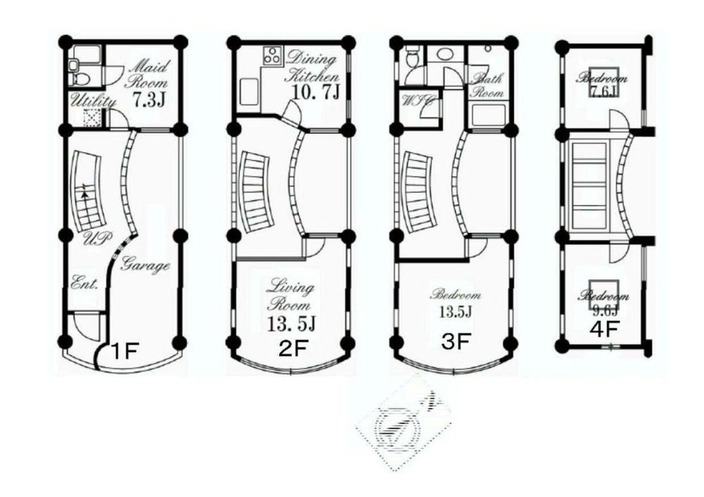 Floor plan. 220 million yen, 3LDK + S (storeroom), Land area 99.17 sq m , Building area 184.52 sq m