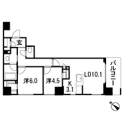 Floor: 2LDK + 2WIC + SIC, the occupied area: 58.51 sq m, Price: 58,700,000 yen ・ 62,300,000 yen, now on sale