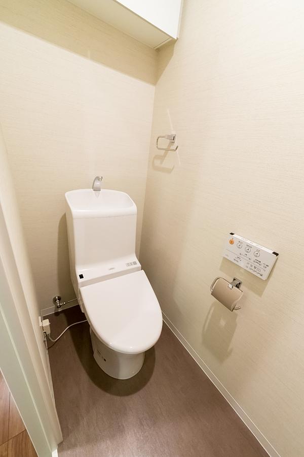 Toilet. TOTO made cleaning toilet seat with toilet