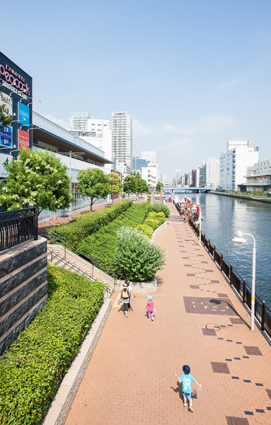 Shibaura Canal 沿緑 land (8-minute walk / About 620m) jogging and pet walk, etc., Space of moisture full of rest that can be used at will is