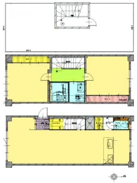 Floor plan. 2LDK, Price 79 million yen, Footprint 105.79 sq m , Balcony area 15.28 sq m