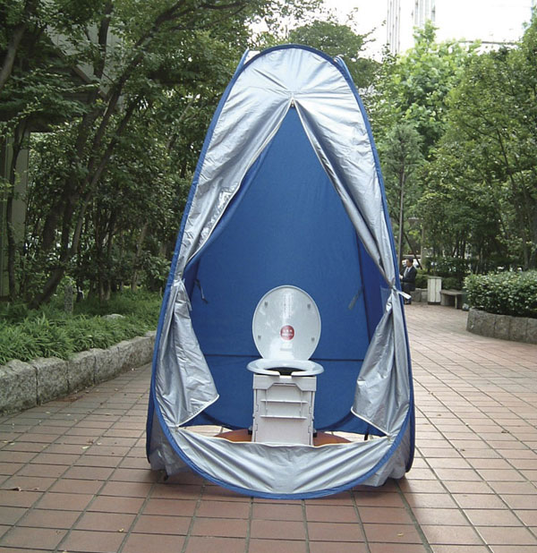 earthquake ・ Disaster-prevention measures.  [Manhole toilet] Remove the lid of the manhole on-site in the event of a disaster, You can use immediately by simply installing a portable toilet (Western-style) to manhole frame. Also consideration to privacy with a tent. (Same specifications)
