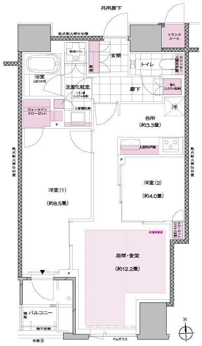 Floor: 1LDK + DEN + WIC, the occupied area: 64.29 sq m, Price: TBD