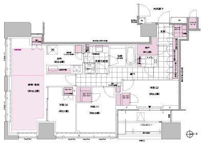Floor: 3LDK + N + 2WIC + SC, occupied area: 95.12 sq m, Price: TBD