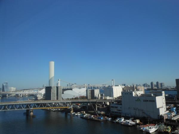 View photos from the dwelling unit. This view photos from the living room. Odaiba ・ Rainbow Bridge ・ Views of the Tokyo Bay Dahua Fire Festival.