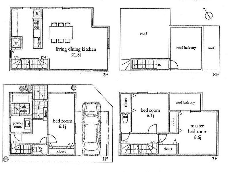 Building plan example (floor plan). 104.11 square meters 18 million yen including tax