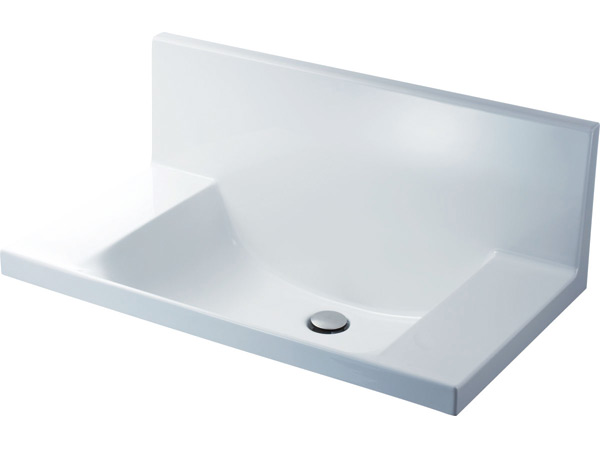Bathing-wash room.  [Stylish counter] Depth compact, Stylish counter. Drainage port good well-drained large diameter size. Also easy wipe to eliminate the dirt easily accumulate flange of. (A ~ Except G type)
