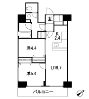 Floor: 2LDK, occupied area: 51.31 sq m, Price: 58,100,000 yen ~ 62,500,000 yen, now on sale
