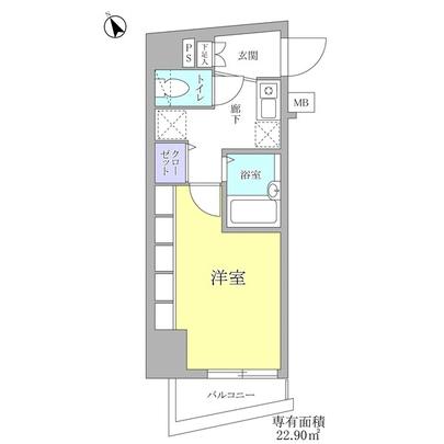 Floor plan. 9 floor, Because of the southwest angle room, Day ・ Good view