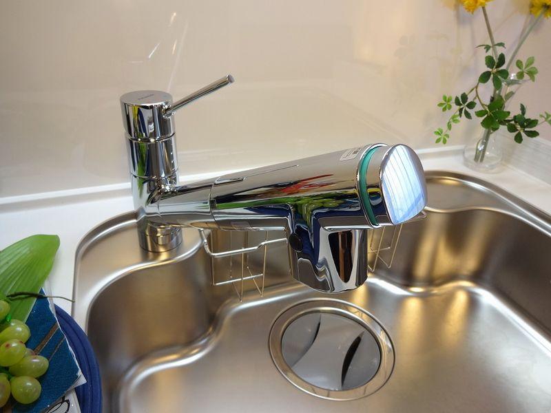 Kitchen. Water purifier with faucet