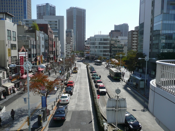 "Tamachi" large-scale redevelopment is in progress in front of the station (Tamachi Station)
