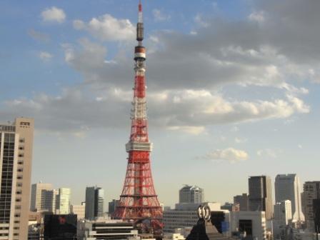 View. Tokyo Tower is visible