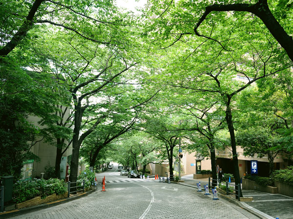 Surrounding environment. Ark Hills neighborhood of tree-lined streets (about 850m / 11-minute walk)