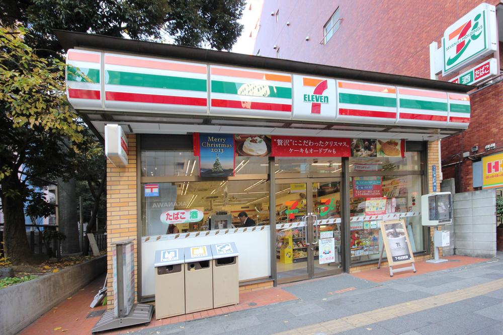 Convenience store. Seven-Eleven, Minato-ku, 156m to Mita 3-chome