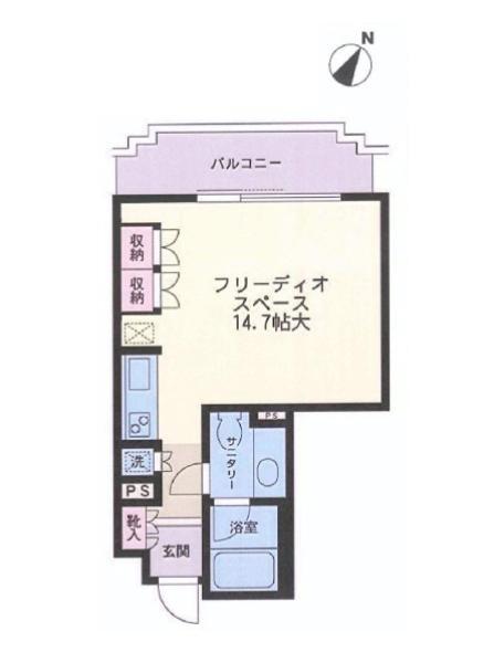Floor plan. Price 29,800,000 yen, Occupied area 33.41 sq m , Balcony area 6.64 sq m