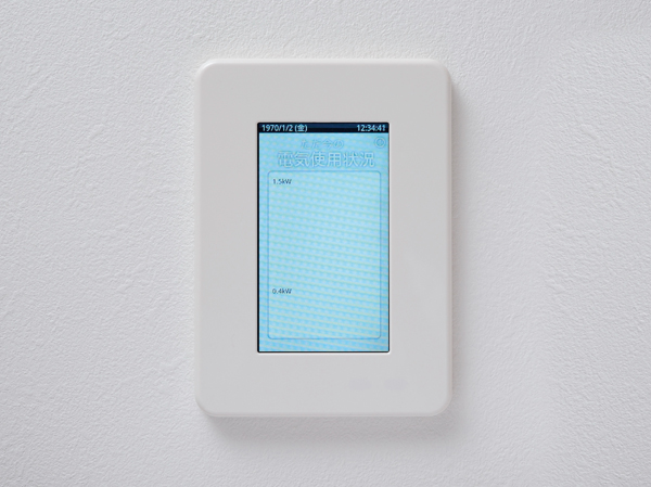 Other.  [indicator] It installed one place indicator in each dwelling unit. It will appear usage of the current electricity, It is possible to confirm the effects of energy-saving behavior in real-time. (Same specifications)