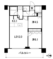 Floor: 2LDK + SIC, the occupied area: 58.18 sq m, Price: TBD