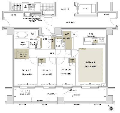 Floor: 3LDK + N + WIC, the occupied area: 82.09 sq m, Price: 100 million 13.9 million yen, currently on sale
