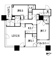 Floor: 3LDK + 2WIC, occupied area: 90.16 sq m, Price: 87,880,000 yen, now on sale