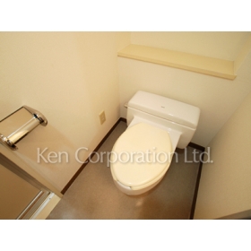Toilet. Shoot the same type second floor of the room. Specifications may be different. 