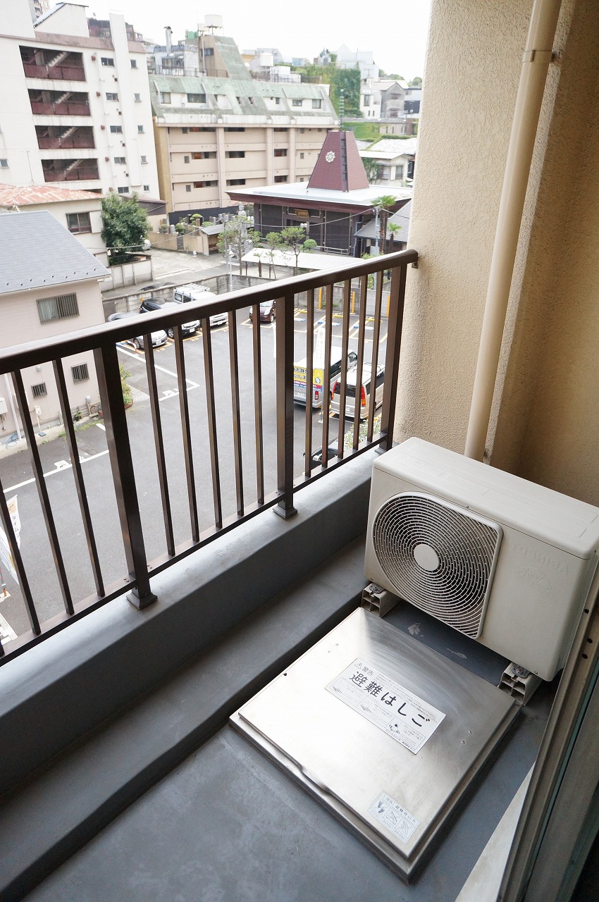 Balcony. Bright balcony. 