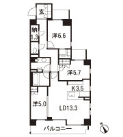 Floor: 3LDK + WIC + N, the occupied area: 84.54 sq m, price: 89 million yen ・ 100 million 5.9 million yen, currently on sale